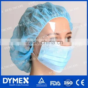4-Ply Disposable Face Mask With Shield thumbnail-1