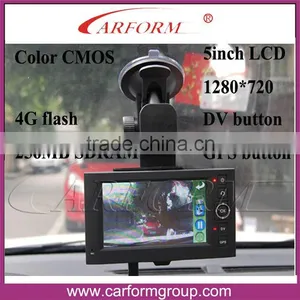 Touch 5" LCD Screen GPS Car Black Box thumbnail-1