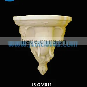 White Marble Elephant Carving for Wall thumbnail-1