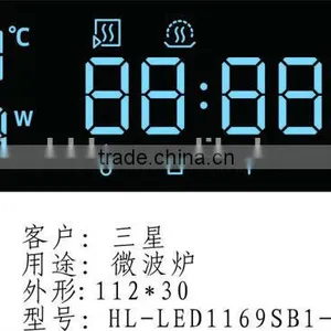 Customized Led Display Digit Display for Family Appliance Ice Blue Color thumbnail-2