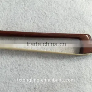 Ebony Violin Bow With Flower Patten Violin Bow Hair thumbnail-6