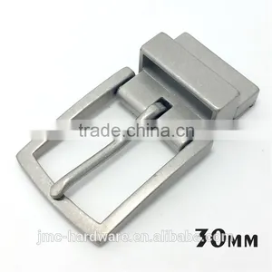 Reversible Zinc Alloy Pin Buckles Smooth Belt Buckle for Men thumbnail-6