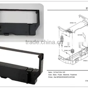 Black Ink Ribbon for the Star SP298 Printer thumbnail-1