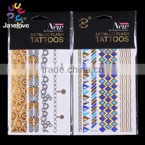 w- Series Gold Foil Tattoo 21*10.5cm thumbnail-1