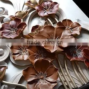 2015 Wall Hanging Fine Figurine Style and Handmade Flower Painting thumbnail-3