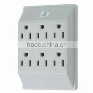 6 Outlet Wall Tap UL thumbnail-1