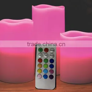 Set of 3 LED Candles With Remote Control thumbnail-3