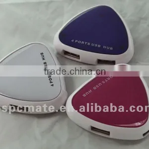 Promotion 4 Port Usb Hub Triangle Shaped in Different Colors thumbnail-1