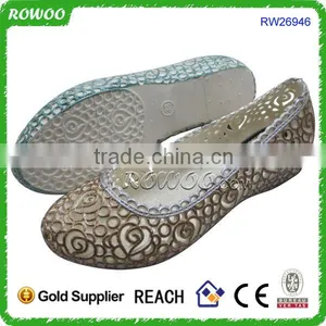New Fashionable Crystal Lady Flat Pvc Shoes Summer Shoes 2016 thumbnail-1