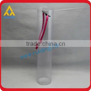 Clear Plastic Tube Box With Handle thumbnail-1