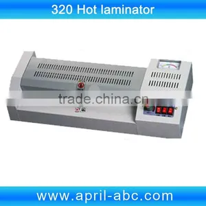 320 High Effient 4 Rubber Roller Cold and Hot A3 Laminator Machine thumbnail-1