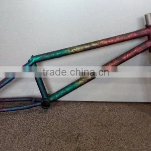 Multi-colour Painted Bmx Frame thumbnail-1