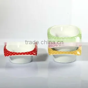 Ceramic Ramekin, Ramkein Dish With Decal Printing 20146 thumbnail-2