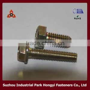 Carbon Steel Hex Yellow Color Removable Screw Bolts thumbnail-1