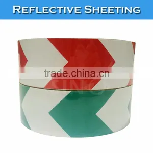 Green and White Arrows Safety Reflective Tape For Car thumbnail-3