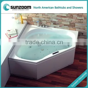 SUNZOOM Triangle Acrylic White Bathtub,triangle Bathtub,sex Massage Spa thumbnail-1