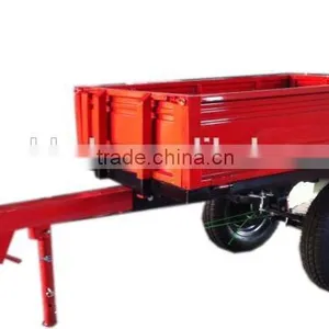 European Style Walking Tractor Farm Trailer thumbnail-1