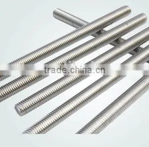 CHINA MANUFACTURE Short and Long Thread Rod - ANSI GR.2 GR.5 GR.8 Threaded Rod Carbon/Stainless Steel Zinc Plated Black thumbnail-5
