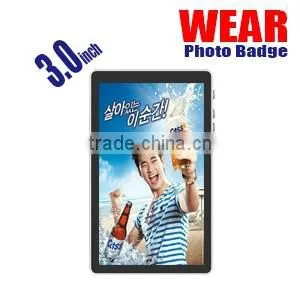 2015 New Products 3.0inch Digital Photo Frame Digital Photo Badge,wear Photo Tag, Wear Badge thumbnail-1