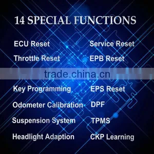 OBD Diagnosis, Reset Maintenance Light, Clutch Adjustment, Passenger & Commercial Vehicles, FCAR F3-G OBD2 Auto Scan thumbnail-6