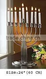 Menorah Candelabra 9 Candle thumbnail-1