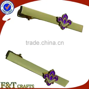 2014 Personalized Metal Gold Flower Unique Tie Clips thumbnail-1