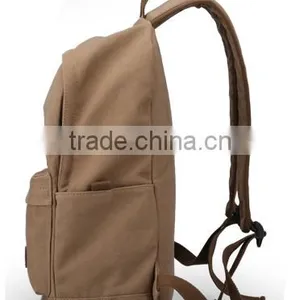 Casual Style Pure Cotton Canvas Backpack Sports Backpack thumbnail-3