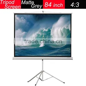 Factory Supply Best Quality Matte Grey 84 Inch 4:3 Best Projection Screen thumbnail-1