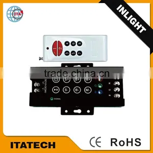 5V~12V~24VDC 8-key RF Iron Shell Rainbow Controller/Dimmer for Led Strip Light thumbnail-1