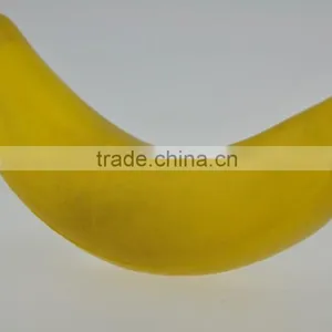 Custom PU Yellow Banana Stress Ball Toys for Sale thumbnail-3