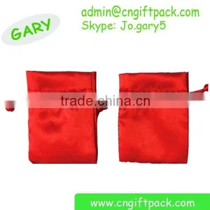 7x9cm Red Satin Jewelry Bag Small Satin Pouch thumbnail-1