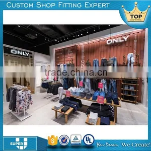 Fashion Modern Design Good Quality Jeans Display For Interior Shop Design thumbnail-1