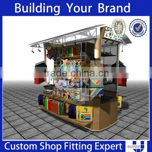 Retail Kiosk Portable Exhibition Stand Promotion Mobile Counter thumbnail-1