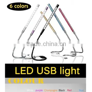 Metal USB LED Light Lamp 10LEDs Flexible Variety of Colors for Notebook Laptop PC Computer thumbnail-1