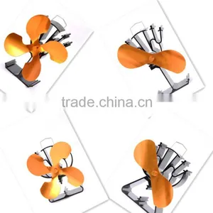 2 Blades Eco Stove Fan Stove Top Fan thumbnail-2