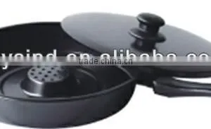 Carbon Steel With Non-stick Coating Dry Fry Pan thumbnail-1