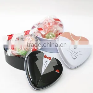 Wedding Gift Tin Candy Bride and Groom Box thumbnail-1