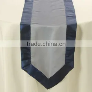 ORGANZA WITH SATIN EDGED WEDDING TABLE RUNNER FOR thumbnail-1