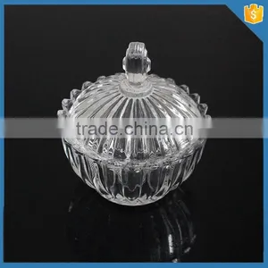 Wholesale Fancy Hand Made Glass Candy Bowl With Lid Quality Choice thumbnail-3