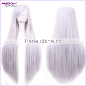 80cm New Hairstyle Natural Long Orange Wig thumbnail-6