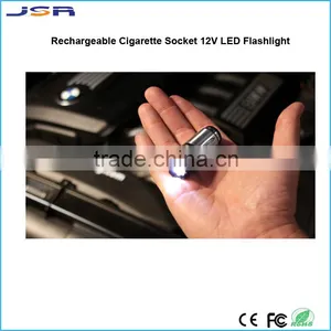 Rechargeable Cigarette Socket 12V Mini LED Flashlight thumbnail-1