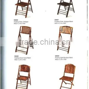 Leisure Bamboo Folding Chair thumbnail-1