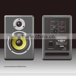 A5 Glass Fiber Professional 5 Inch Active Studio Woofer Monitor Speaker thumbnail-4