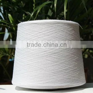 Raw White 30s/1 Polyester Staple Yarn for Socks thumbnail-1