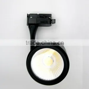 TIWIN Top Quality High CRI High Power Black Commercial 52W COB Gallery LED Track Lighting 50w for Stores, Shopping Mall thumbnail-2