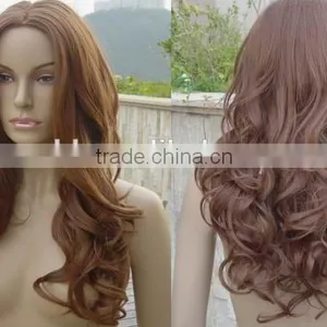 Cheap Long Synthetic Indian Hair Curly Hair Weave thumbnail-1