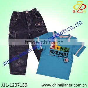 Child 100%cotton 2pcs Set Suit thumbnail-1