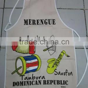 Halter-neck Style Sleeveless Kitchen Cooking Apron With Pocket Cooking Cotton Apron Bib(White) thumbnail-4
