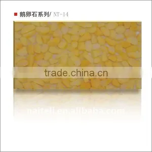 Resin Pebble Decorative Artificial Stone for TV Wall thumbnail-1