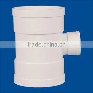 Reducing Sanitary Tee PVC-U Drainage Pipe Fittings/pvc Sanitary Pipes Fittings thumbnail-2